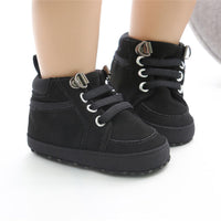 Baby Artificial Leather Lace Up Sneakers Wholesale Baby Shoes - PrettyKid