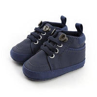 Baby Artificial Leather Lace Up Sneakers Wholesale Baby Shoes - PrettyKid