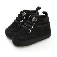 Baby Artificial Leather Lace Up Sneakers Wholesale Baby Shoes - PrettyKid