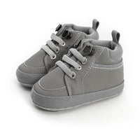 Baby Artificial Leather Lace Up Sneakers Wholesale Baby Shoes - PrettyKid