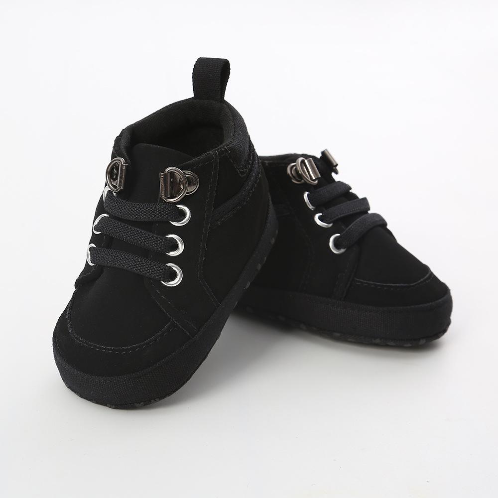 Baby Artificial Leather Lace Up Sneakers Wholesale Baby Shoes - PrettyKid