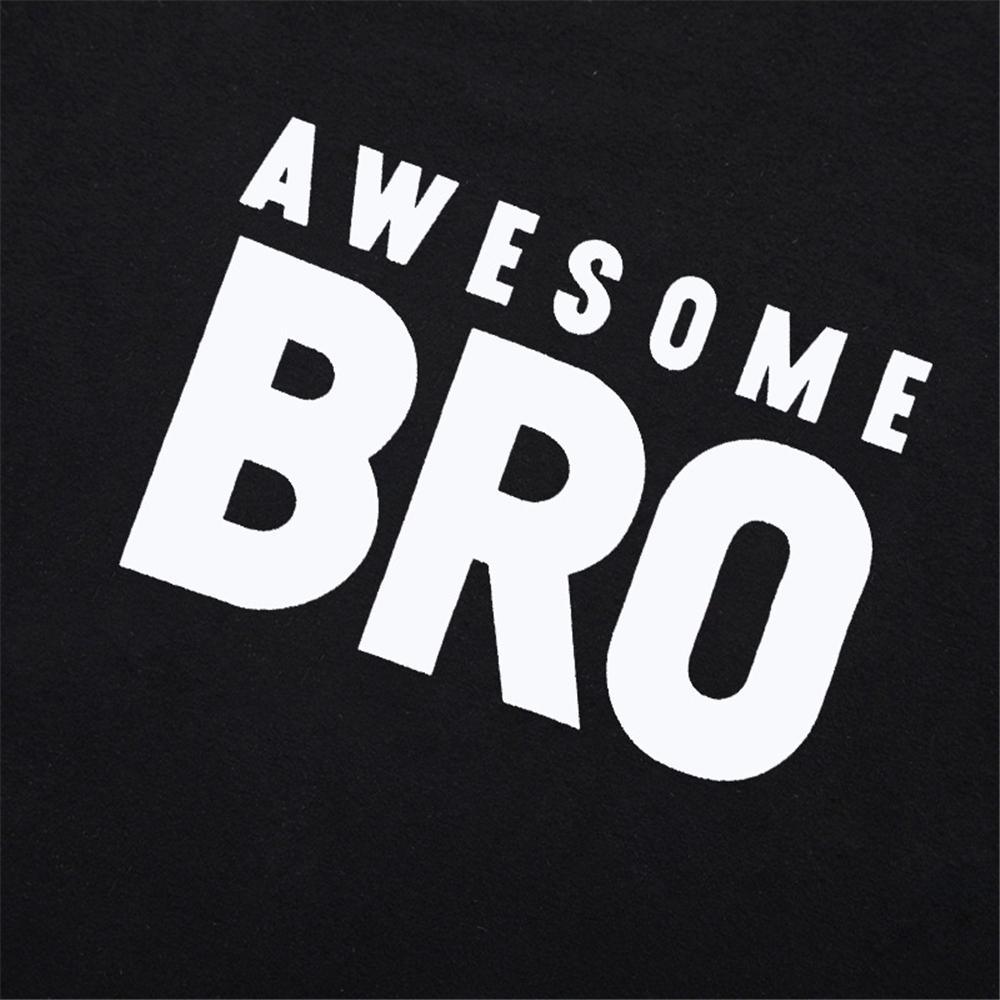 Boys Awesome Bro Printed Short Sleeve Tee Baby Boy Boutique Wholesale - PrettyKid