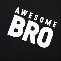 Boys Awesome Bro Printed Short Sleeve Tee Baby Boy Boutique Wholesale - PrettyKid