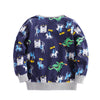 Cartoon Airplane Castle Pattern Boy Sweatshirts Wholesale - PrettyKid