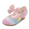 Bow Hit Color Crystal Princess Shoes - PrettyKid