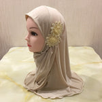 Asymmetrical Girl Patchwork Flower Wholesale Headscarf - PrettyKid