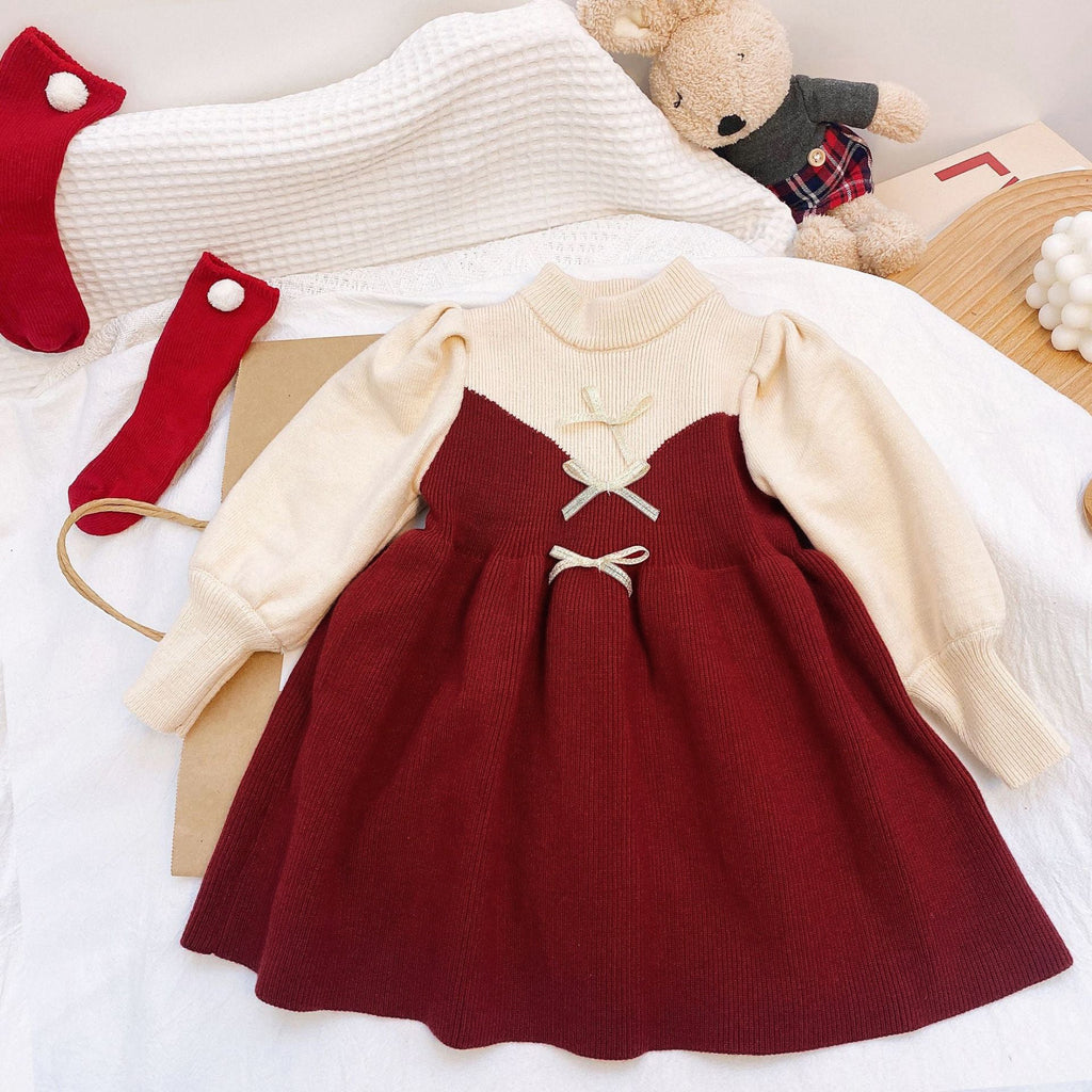 Baby Toddler Kids Knitted Dresses Online Baby Girl Dress - PrettyKid