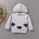 Baby Boys Bear Printed Hooded Top & Pants Boy Clothing Wholesale - PrettyKid