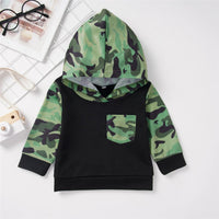 Baby Boys Camouflage Hooded Tops&Pants Baby Clothing Cheap Wholesale - PrettyKid