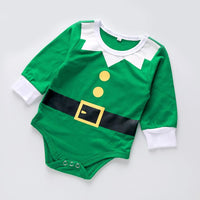 Baby Boys Christmas Long Sleeve Romper & Hat Where To Buy Baby Clothes In Bulk - PrettyKid