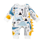 Baby Boys Dinosaur Printed Romper Wholesale Baby Clothing Suppliers Usa - PrettyKid