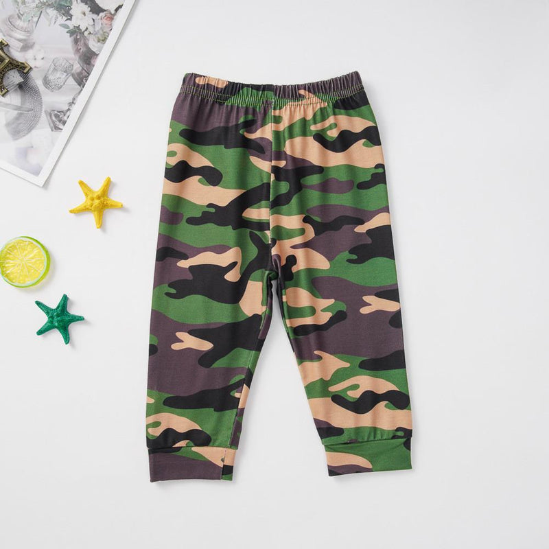 Baby Boys Hooded Camouflage Tops&Pants Boy Clothes Wholesale - PrettyKid