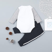 Baby Boys Long Sleeve Casual Romper & Pants Buy Wholesale Kids Clothing - PrettyKid