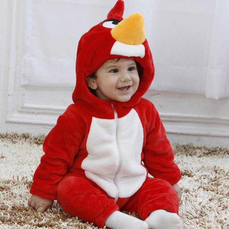 Baby Girls Cartoon Bird Romper Wholesale Clothing For Children - PrettyKid