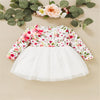 Baby Girls Floral Printed Dress Wholesale Clothing For Children - PrettyKid