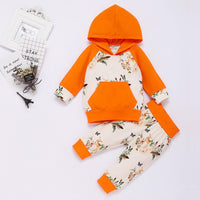 Baby Girls Foxes Printed Hooded Top & Pants Baby Clothes Suppliers - PrettyKid