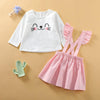 Baby Girls Long Sleeve Cute Top & Dress Wholesale Childrens Dresses - PrettyKid