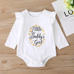 Baby Girls Long Sleeve Letter Romper&Tie dye Skirt Baby Clothing Cheap Wholesale - PrettyKid