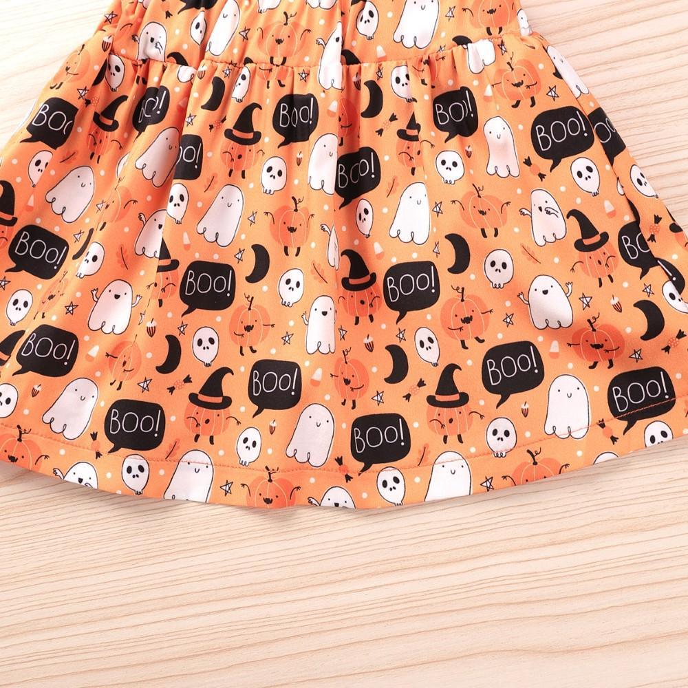 Baby Girls Three-piece Long-sleeved Halloween Girl Dress Wholesale Clothing Baby - PrettyKid