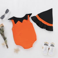 Baby Halloween Bodysuit & Hat - PrettyKid