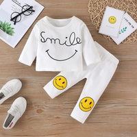 Babys Unisex Letter Printing Tops & Pants Children Clothes Wholesale - PrettyKid