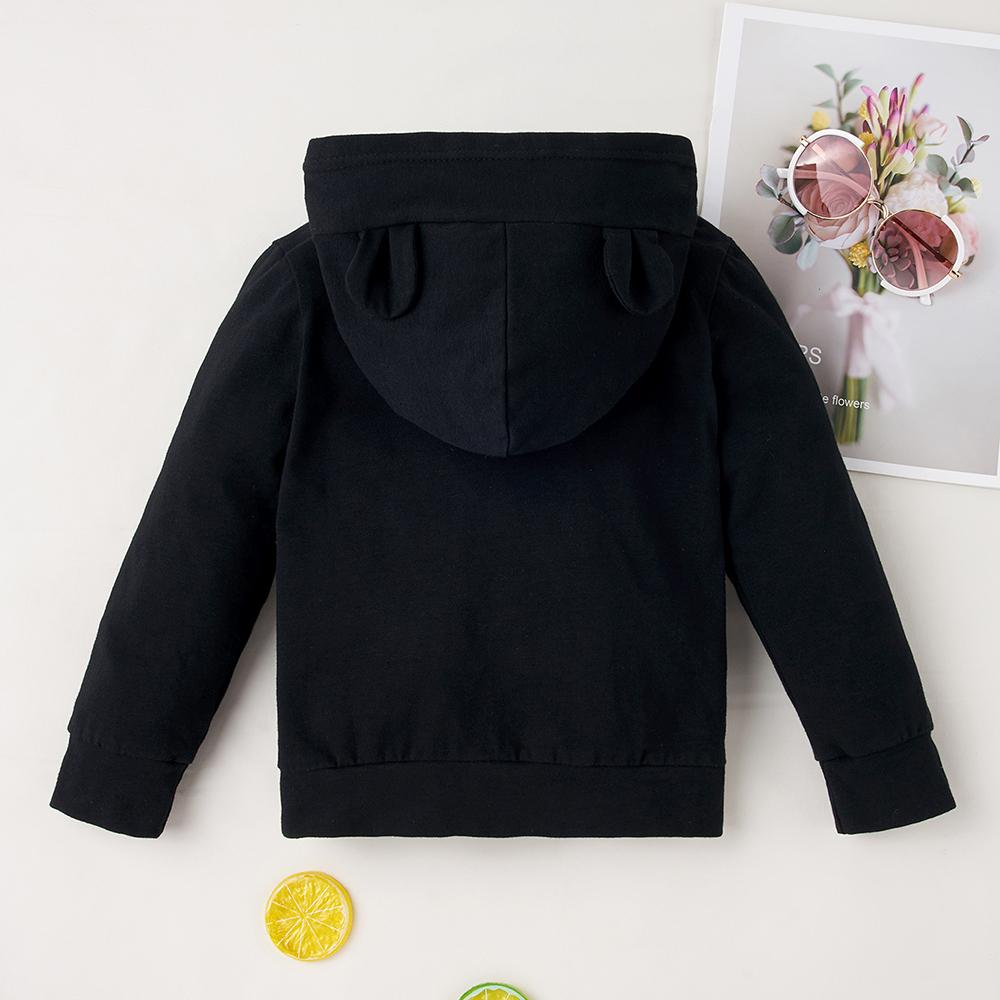 Girls Backpack Print Long Sleeve Hoodie T-shirt Girls Clothing Wholesale - PrettyKid
