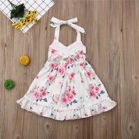 Toddler Girls Flower Dress Lace Princess Skirt - PrettyKid