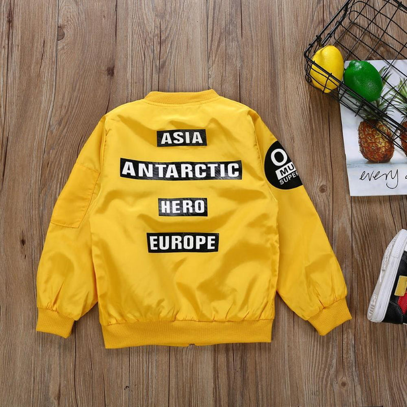 Baseball Boys Long Sleeve Letter Printed Shirt Boy Boutique Clothing Wholesale - PrettyKid