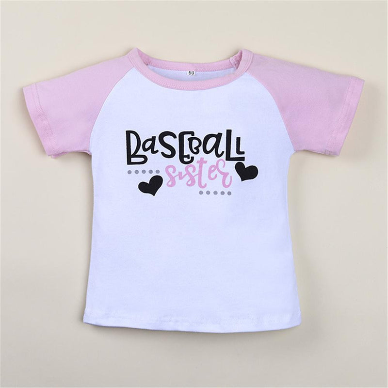 Girls Basketball Sister Printed Short Sleeve Top & Shorts Wholesale Girl clothes - PrettyKid