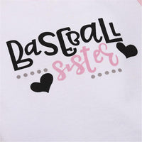 Girls Basketball Sister Printed Short Sleeve Top & Shorts Wholesale Girl clothes - PrettyKid