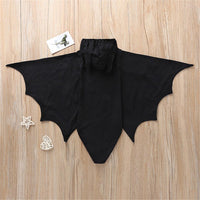 Baby Bat 3D Halloween Hooded Long Sleeve Zipepr Jumpsuit - PrettyKid