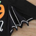 Baby Boys Bat Letter Pattern Pumpkin Romper & Hat Baby Wholesale - PrettyKid