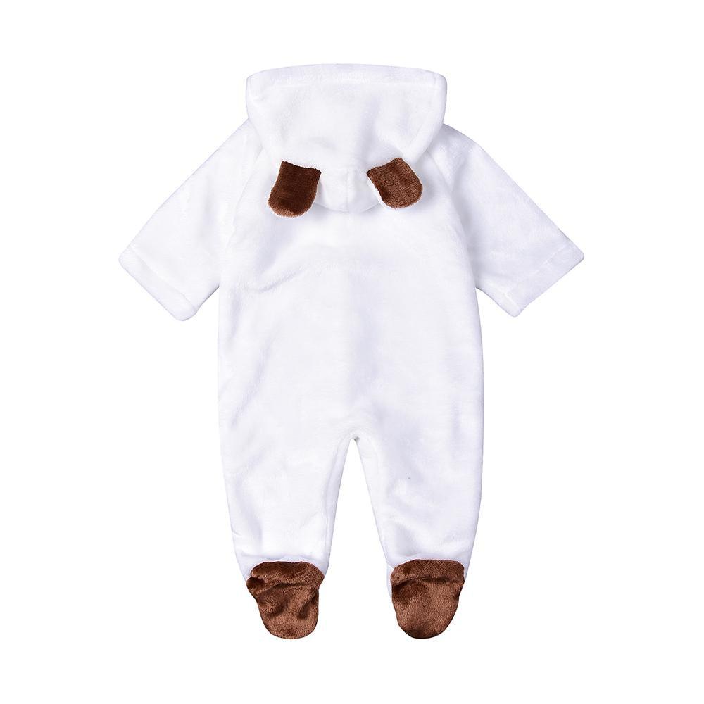 Unisex Bear Cute Long Sleeve Rompers - PrettyKid