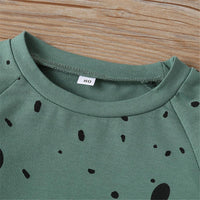 Boys Bear Dolka Dot Long Sleeve Top & Pants - PrettyKid