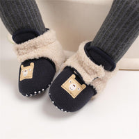 Baby Bear Fur Magic Tape Warm Boots Toddler Shoes Wholesale - PrettyKid