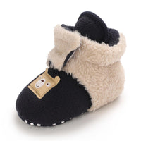 Baby Bear Fur Magic Tape Warm Boots Toddler Shoes Wholesale - PrettyKid