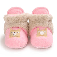 Baby Bear Fur Magic Tape Warm Boots Toddler Shoes Wholesale - PrettyKid