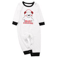 Parent-Child Bear Letter Printed T-shirt & Pants Mommy And Me Wholesale - PrettyKid