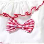 Baby Girls Bow Decor Plaid Long Sleeve Dress Baby Wholesale Clothes - PrettyKid