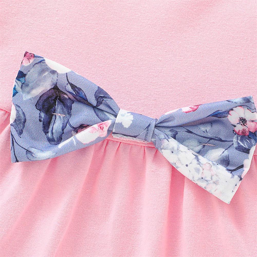 Pink Long Sleeve Ruffled Top & Roses Pants Baby Girls Baby Clothes - PrettyKid