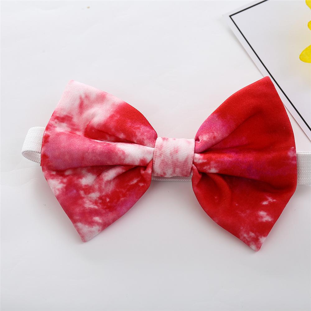 Baby Girls Bow Tie Dye Romper & Pants & Headband Wholesale Baby Clothing - PrettyKid