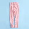 Girls Bowknot Decor Heart Printed Pants - PrettyKid