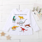 Boys Animal Printed Long Sleeve Casual Top Wholesale Kidswear - PrettyKid