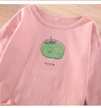 Boys Apple Printed Long Sleeve Top Baby Boys Clothing Wholesale - PrettyKid