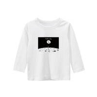 Boys Astronaut Moon Pattern Long Sleeves Top Boys Clothes Wholesale - PrettyKid