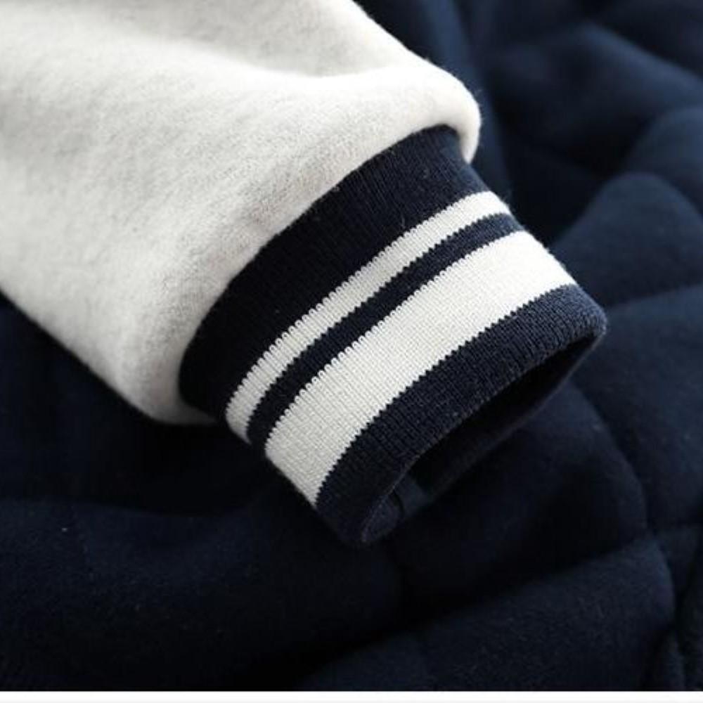 Boys Baseball Splicing Color Zipper Long Sleeves Jacket Boys Wholesale Clothing - PrettyKid