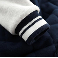 Boys Baseball Splicing Color Zipper Long Sleeves Jacket Boys Wholesale Clothing - PrettyKid