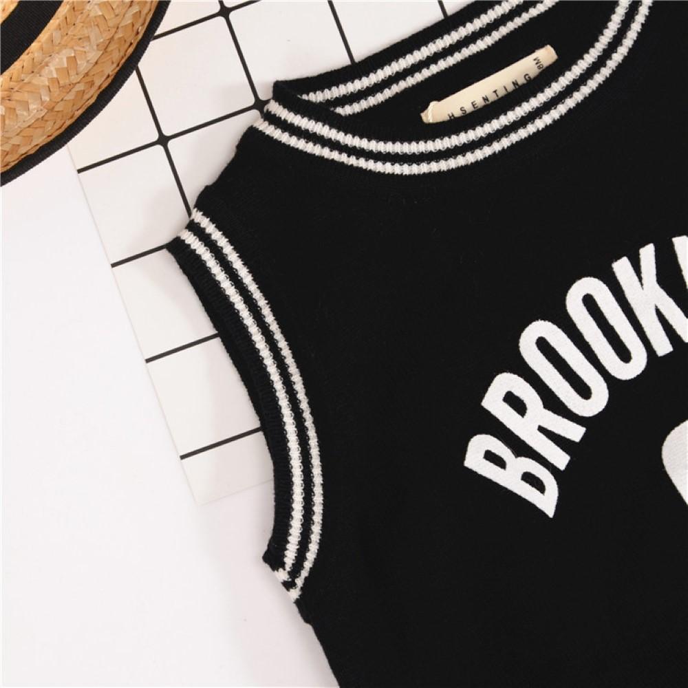 Boys Brooklyn Eight Pattern Sleeveless Knitting Vest Wholesale Toddler Boy Clothes - PrettyKid