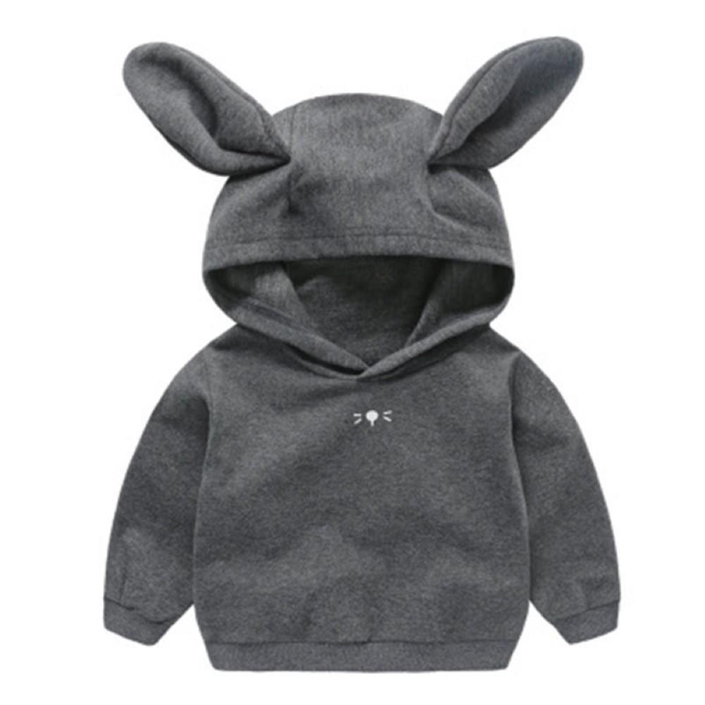 Boys Bunny Ears Hooded Top Boy Clothing Wholesale - PrettyKid