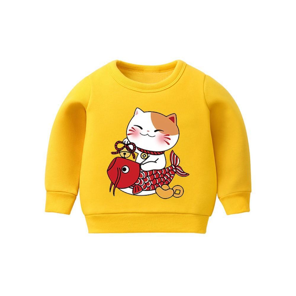 Boys Cartoon Animal Pattern Top Little Boys Wholesale Clothing - PrettyKid